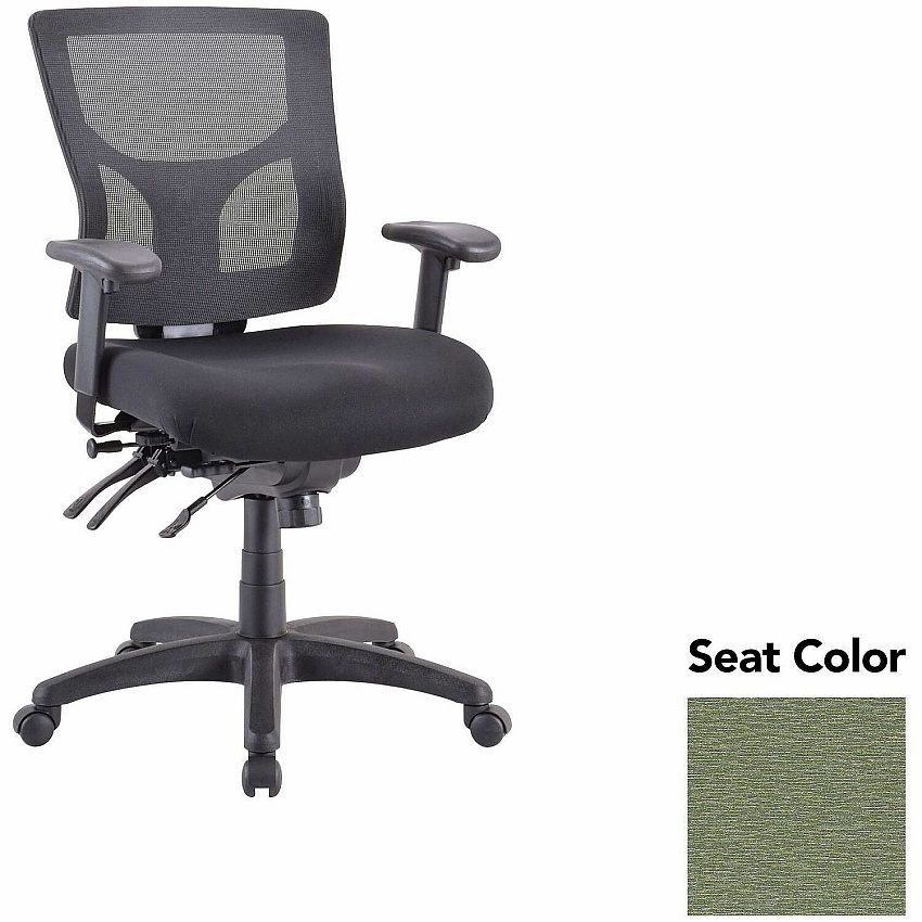 Lorell Multifunctional Mesh Mid-back Executive Chair (6200148)