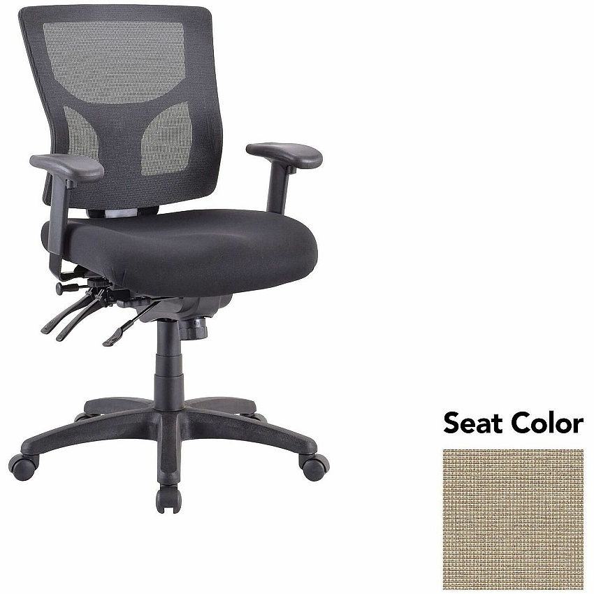 Lorell Multifunctional Mesh Mid-back Executive Chair (6200187)