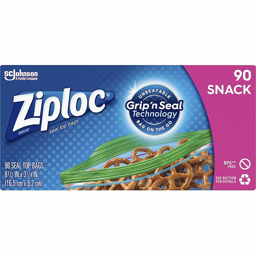 Ziploc Snack Size Storage Bags (SJN366131)