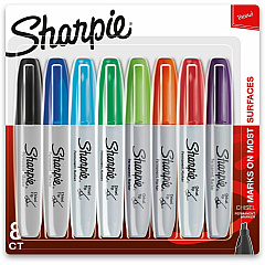 Sharpie Chisel Tip Permanent Markers (SAN38250PPA)