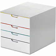 Durable Varicolor 4-Drawer Desktop Storage Box (762427)