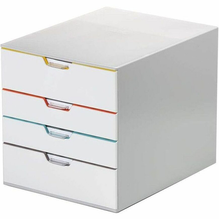 Durable Varicolor 4-Drawer Desktop Storage Box (762427)