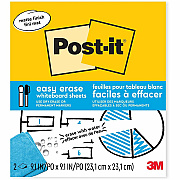 3M Easy Erase Permanent Marker Whiteboard Sheets (EESH2PKSIOC)