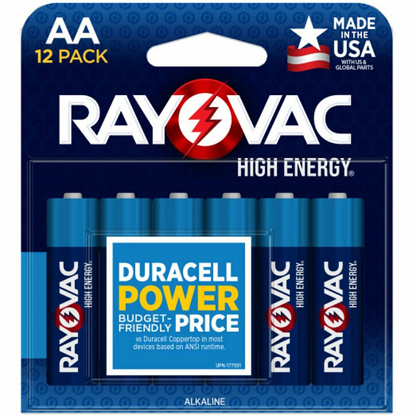 Rayovac Alkaline AA Batteries (81512T)