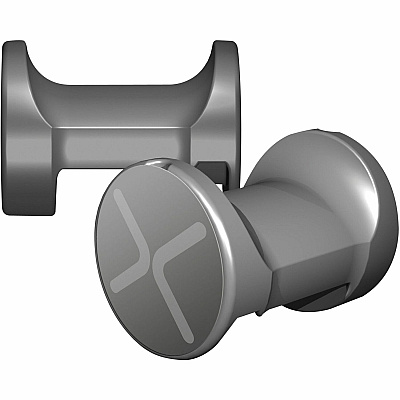 Ghent X-Pegs Wall Mount for Whiteboard - Gray (NEX004XP)