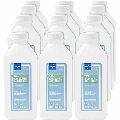 Medline Isopropyl Rubbing Alcohol (MDS098003ZCT)
