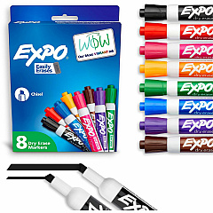 EXPO Low-Odor Dry-Erase Markers (80078A)