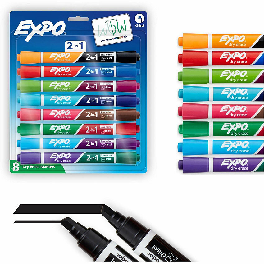 EXPO 2-in-1 Dry Erase Markers (1944658A)