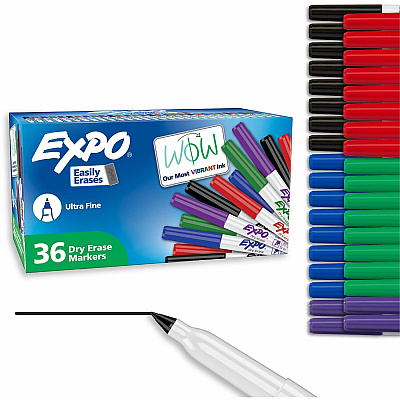 EXPO Ultra Fine Tip Dry Erase Markers (2003895A)