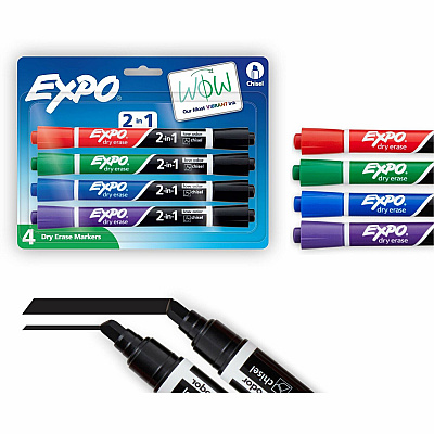 EXPO 2-in-1 Dry Erase Markers (1944655A)