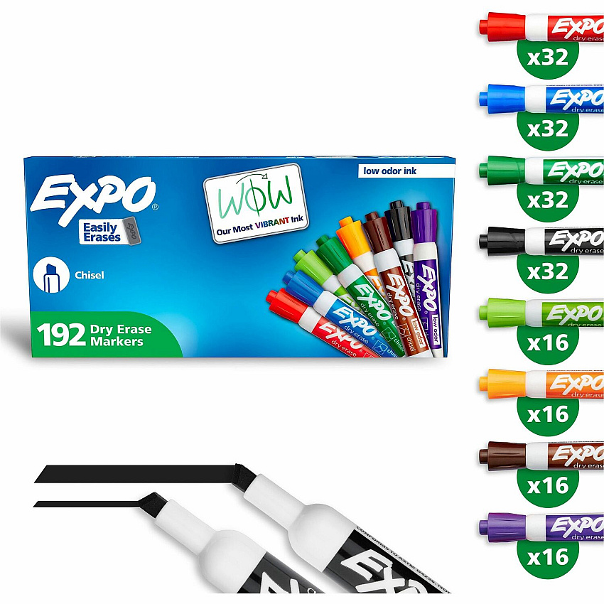 EXPO Low-Odor Dry Erase Markers (2003995A)