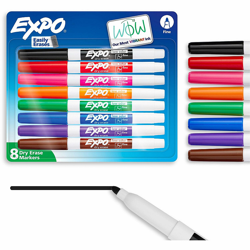EXPO Low-Odor Dry Erase Markers (86601A)