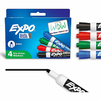EXPO Bold Color Dry-erase Markers (82074A)