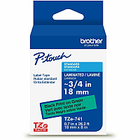 Brother P-touch Label Tape (TZE741G)
