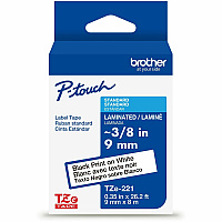 Brother P-touch TZe Laminated Label Tape (TZE221G)