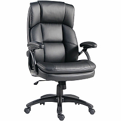 Lorell Black Base High-back Chair (59435)