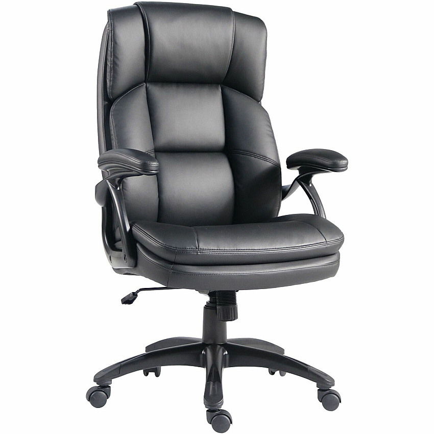 Lorell Black Base High-back Chair (59435)