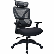 Lorell Xavier Mesh High-Back Chair with Articulating Lumbar (84397)