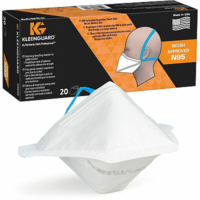 Ansell Health N95 Particulate Pouch Respirator (53899)
