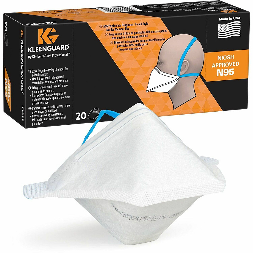 Ansell Health N95 Particulate Pouch Respirator (53899)