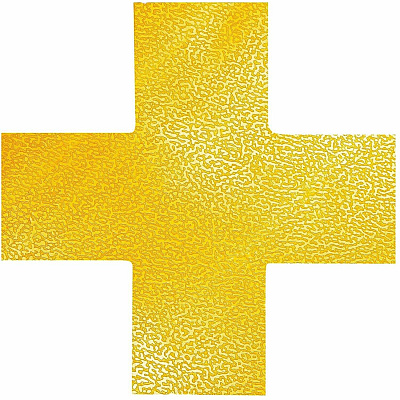 Durable Floor Marking Shape: Cross - 10 PK (170104)