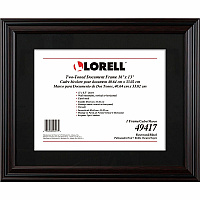 Lorell Two-toned Certificate Frame (49417)