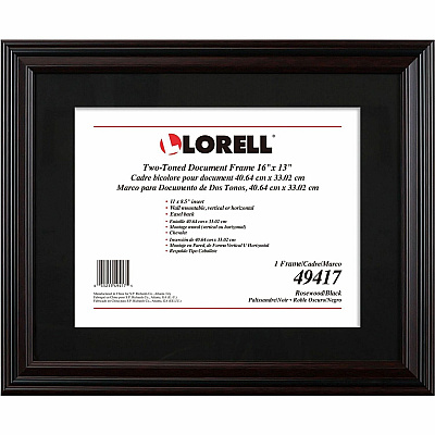 Lorell Two-toned Certificate Frame (49417)