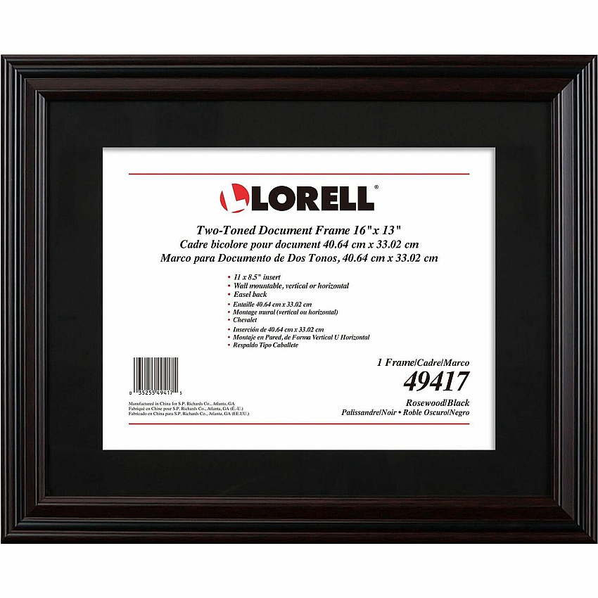 Lorell Two-toned Certificate Frame (49417)