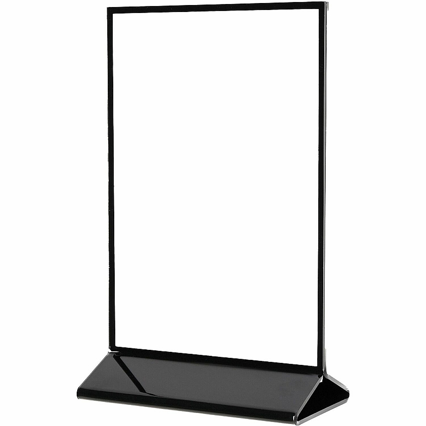 deflecto Double-Sided Sign Holder w/Base (4430)