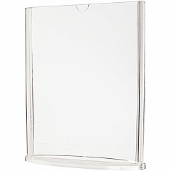 deflecto Double-Sided Sign Holder w/Base (4431)