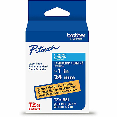 Brother P-touch TZe Laminated Label Tape (TZEB51G)