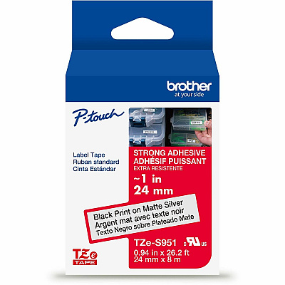 Brother P-touch Extra-Strength TZe Tape Cartridge (TZES951G)