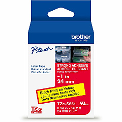 Brother P-touch Extra-Strength TZe Tape Cartridge (TZES651G)
