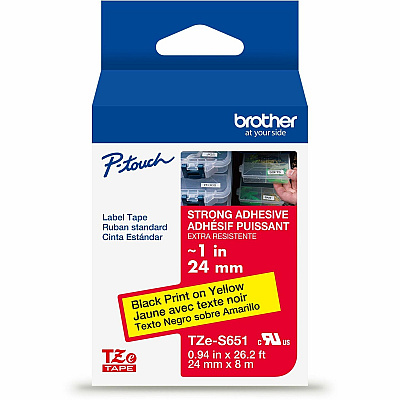 Brother P-touch Extra-Strength TZe Tape Cartridge (TZES651G)