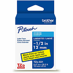 Brother P-touch TZe Laminated Label Tape (TZE631G)