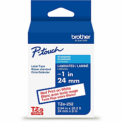 Brother P-touch TZe Laminated Label Tape (TZE252G)