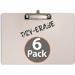 Officemate Reusable Dry-Erase Whiteboard Clipboards (83166)