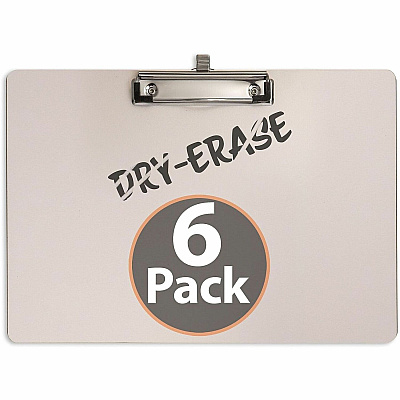 Officemate Reusable Dry-Erase Whiteboard Clipboards (83166)
