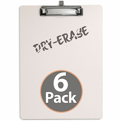 Officemate Reusable Dry-Erase Whiteboard Clipboards (83161)