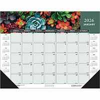 House of Doolittle Recycled Succulent/Cacti Desk Pad (121)