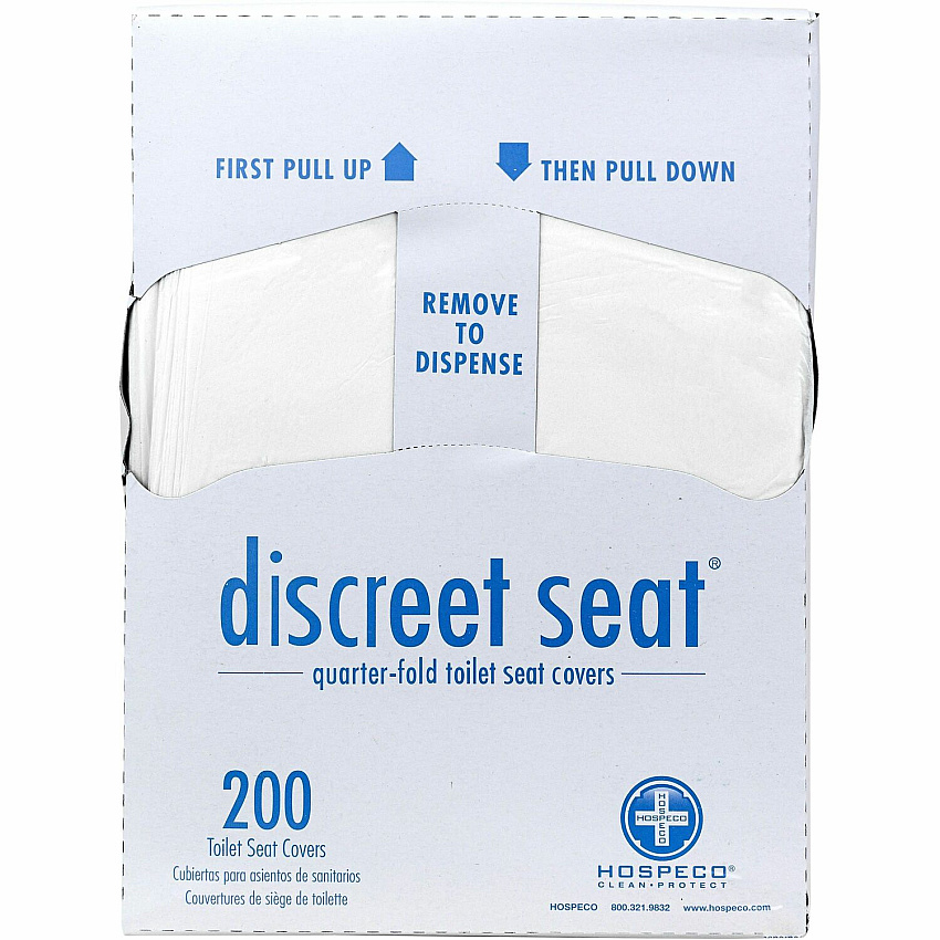 HOSPECO Recycled Paper Toilet Seat Covers (DSQTR5M)