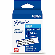 Brother P-touch TZe Laminated Label Tape (TZE241G)