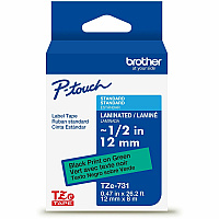 Brother P-touch TZe Laminated Label Tape (TZE731G)