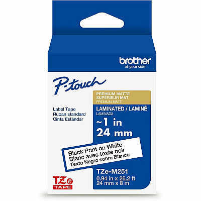Brother TZe Premium Matte Laminated Tape (TZEM251G)