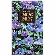 AT-A-GLANCE Badge Floral Two-Year Monthly Planner (1753F021)