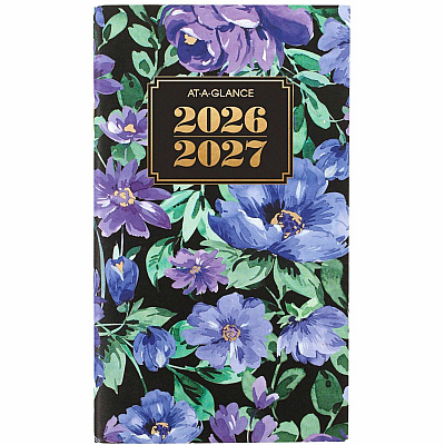AT-A-GLANCE Badge Floral Two-Year Monthly Planner (1753F021)
