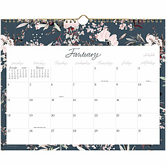 Cambridge Calista Floral Monthly Wall Calendar (LB40707)