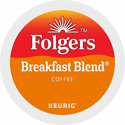 Folgers K-Cup Breakfast Blend Coffee (3451CT)