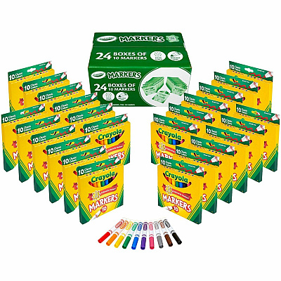 Crayola Bulk Broadline Marker Set (587771)