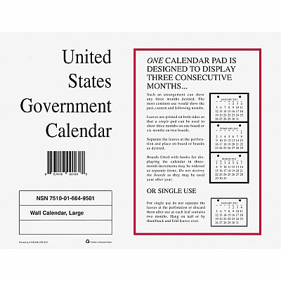 Unicor Monthly Wall Calendar (6649509)